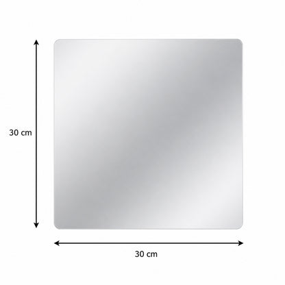 Square self adhesive mirror sticker image 6