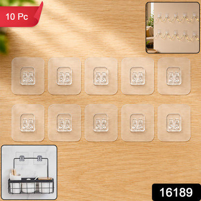 Self adhesive transparent wall hook image 2