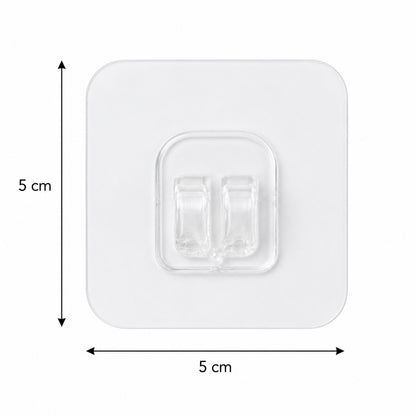 Self adhesive transparent wall hook image 6