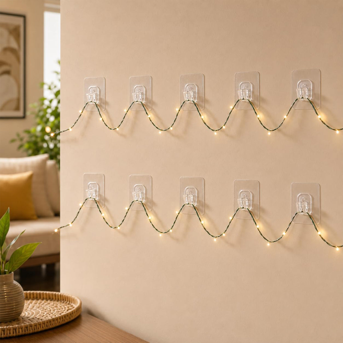 Self adhesive transparent wall hook image 10