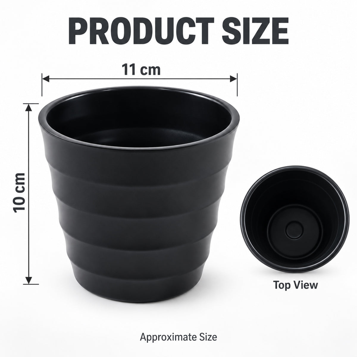 Decorative plastic flower pot product image 6
