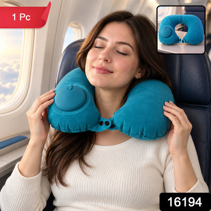 Inflatable U shape neck pillow SKU image