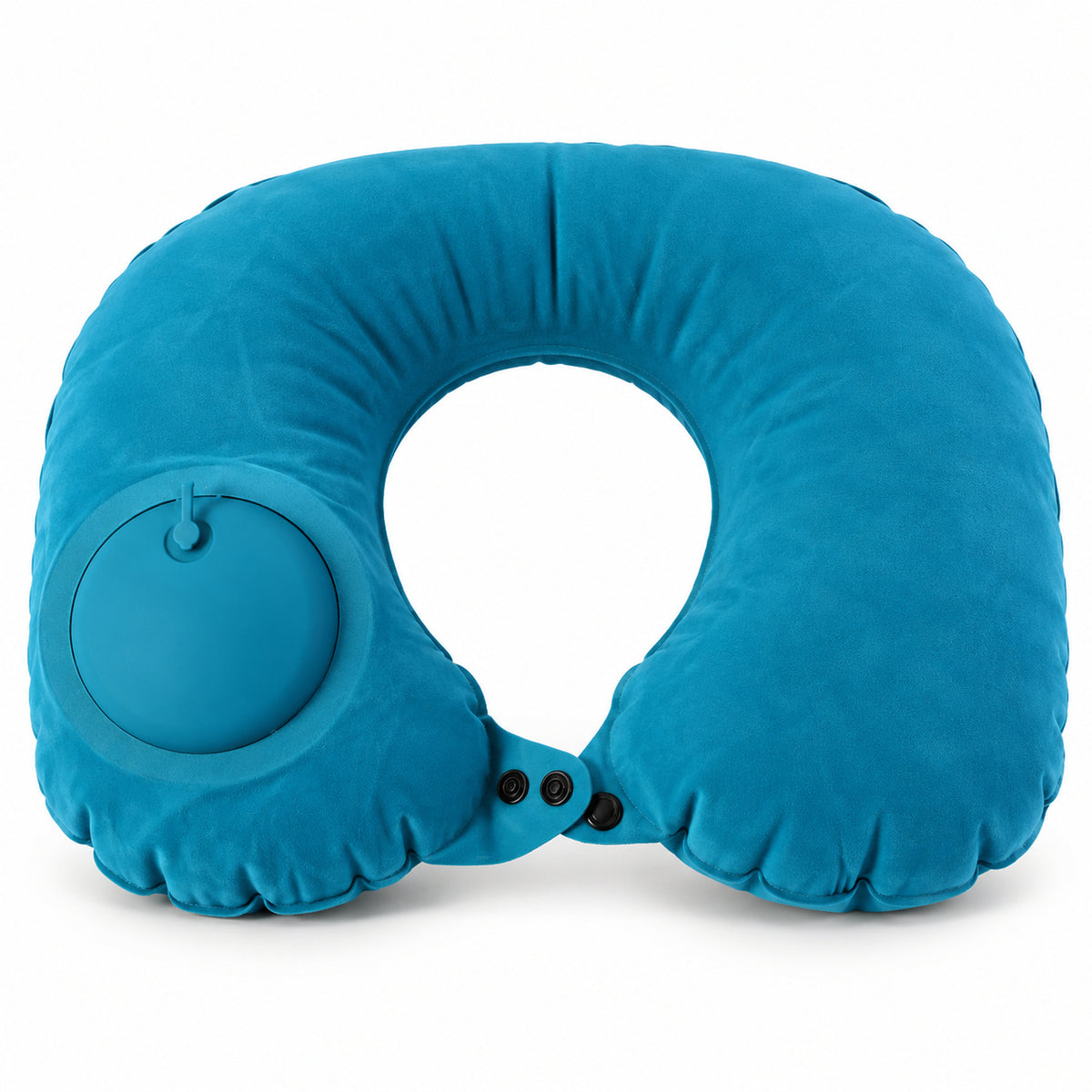Inflatable U shape neck pillow white background