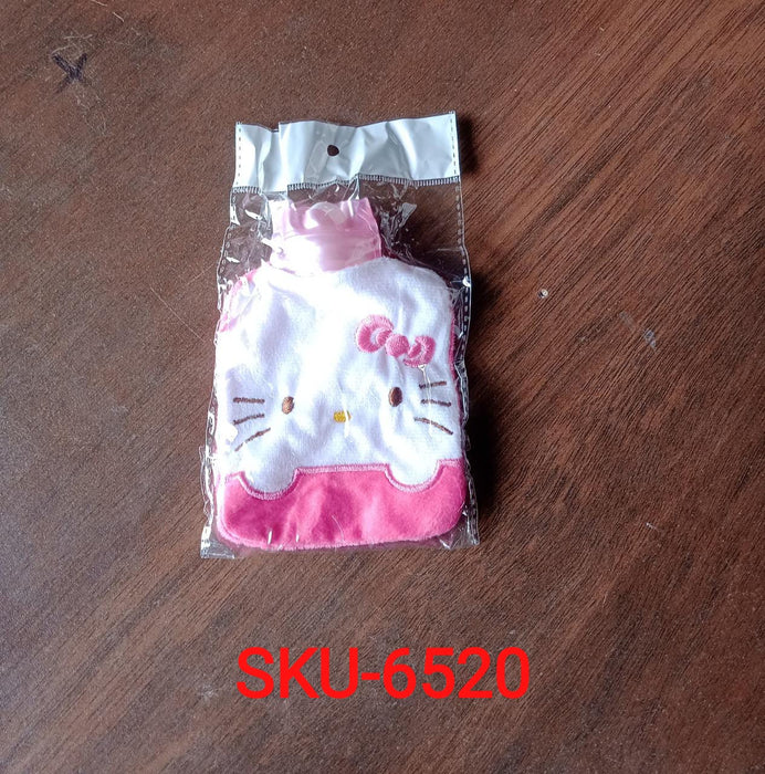 Pink Hello Kitty Small Hot Water Bag with Cover for Pain Relief