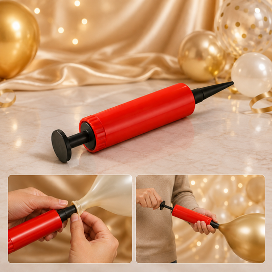 Balloon Air Pump – Manual Dual Action, Easy Inflation
