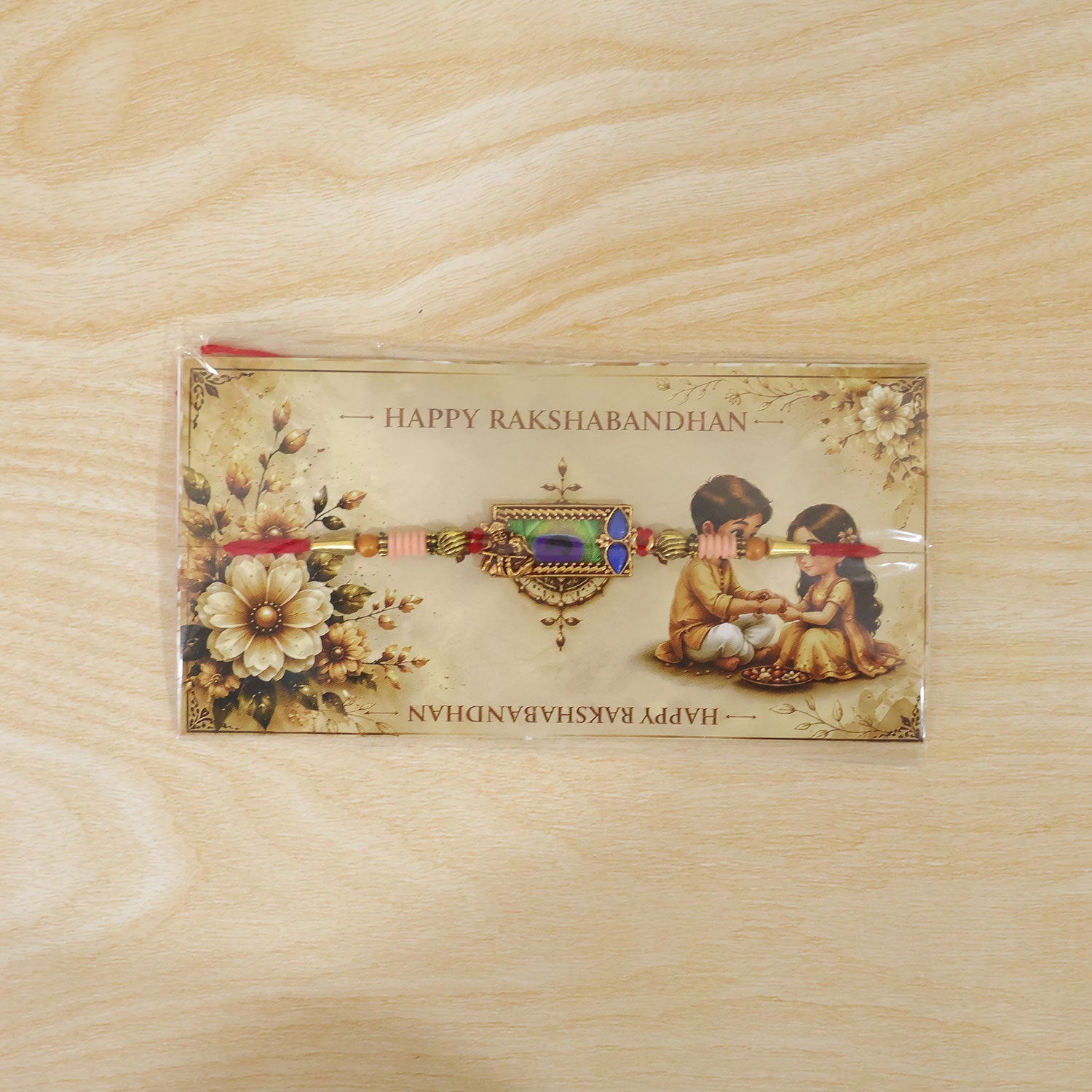 Group of Radha Krishna Rakhi designs showcasing variety and traditional craftsmanship.