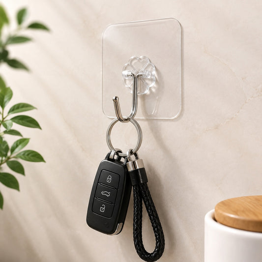 Stainless Steel Adhesive Hooks – Waterproof & Rustproof | GlimmerHome