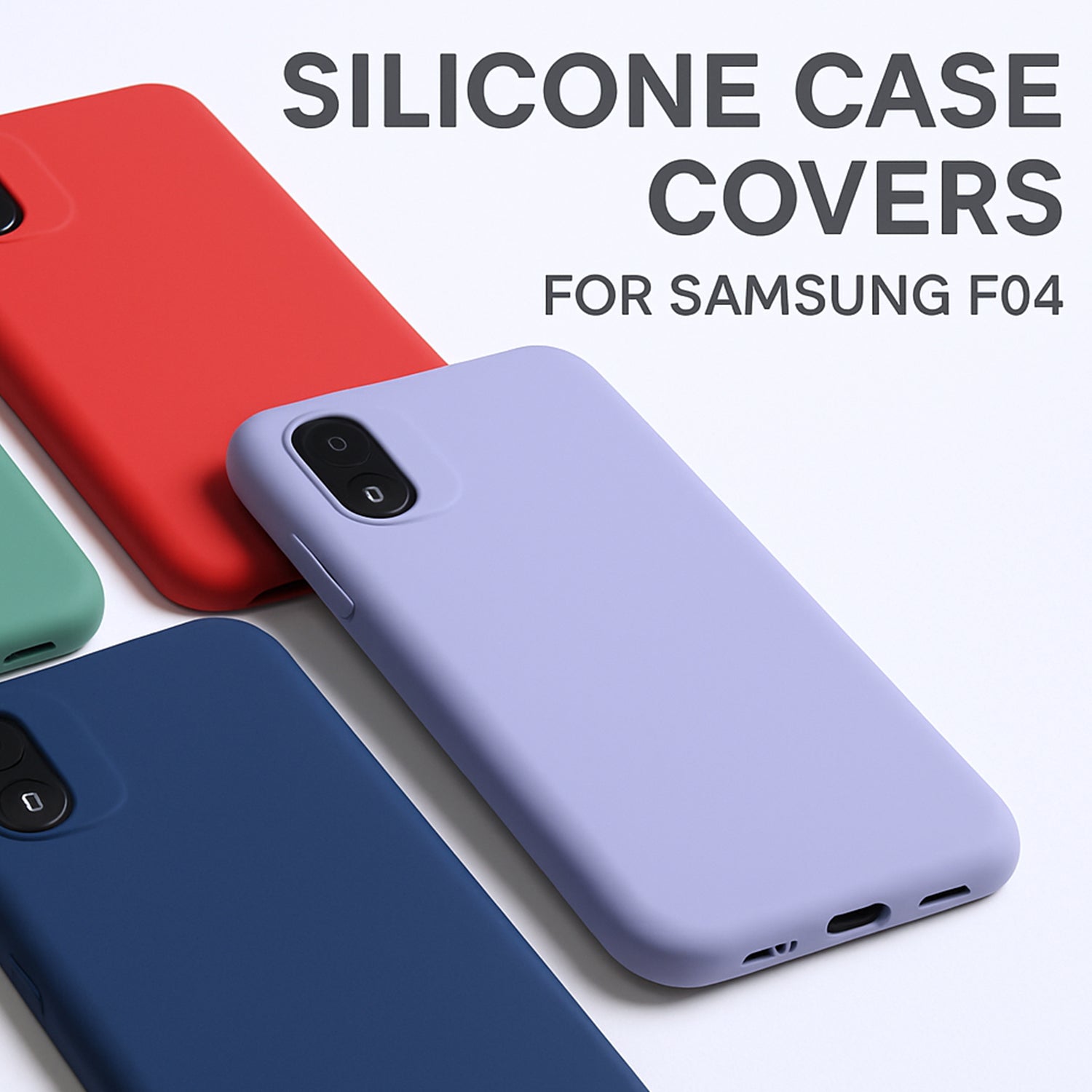Silicone Covers With Cloth Case For Samsung F04