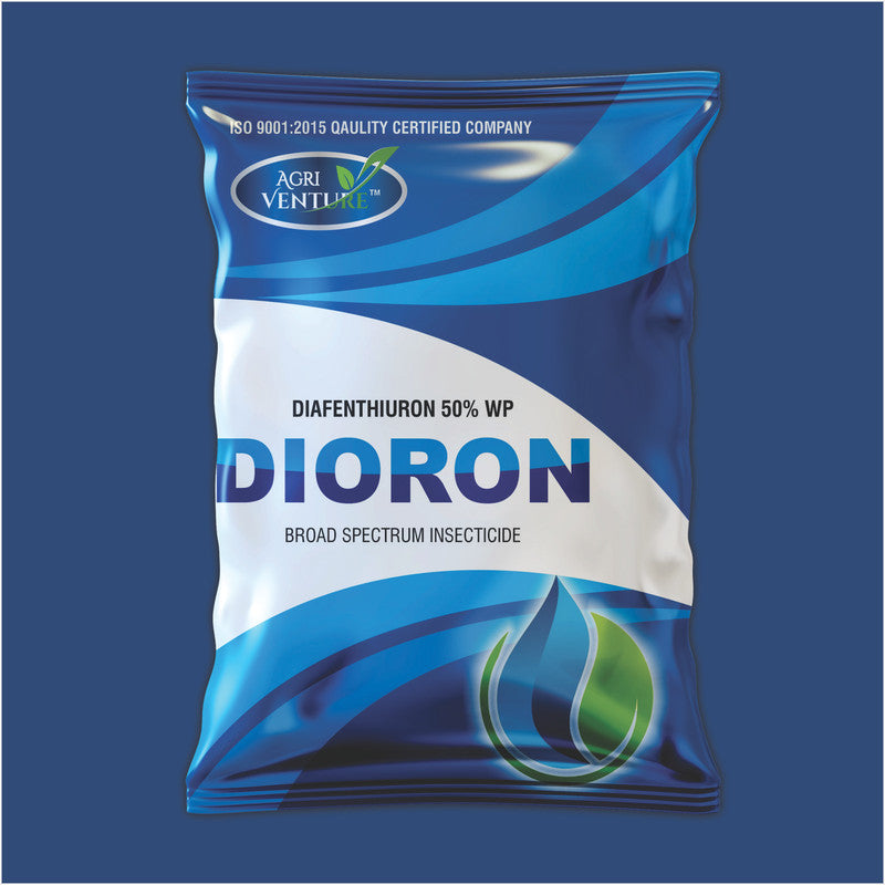 AgriVenture DIORON ( Diafenthiuron 50% WP ) Specially For All Vegetables, Broad Spectrum Insecticide for Control of Whiteflies and Mites (500 Gm)