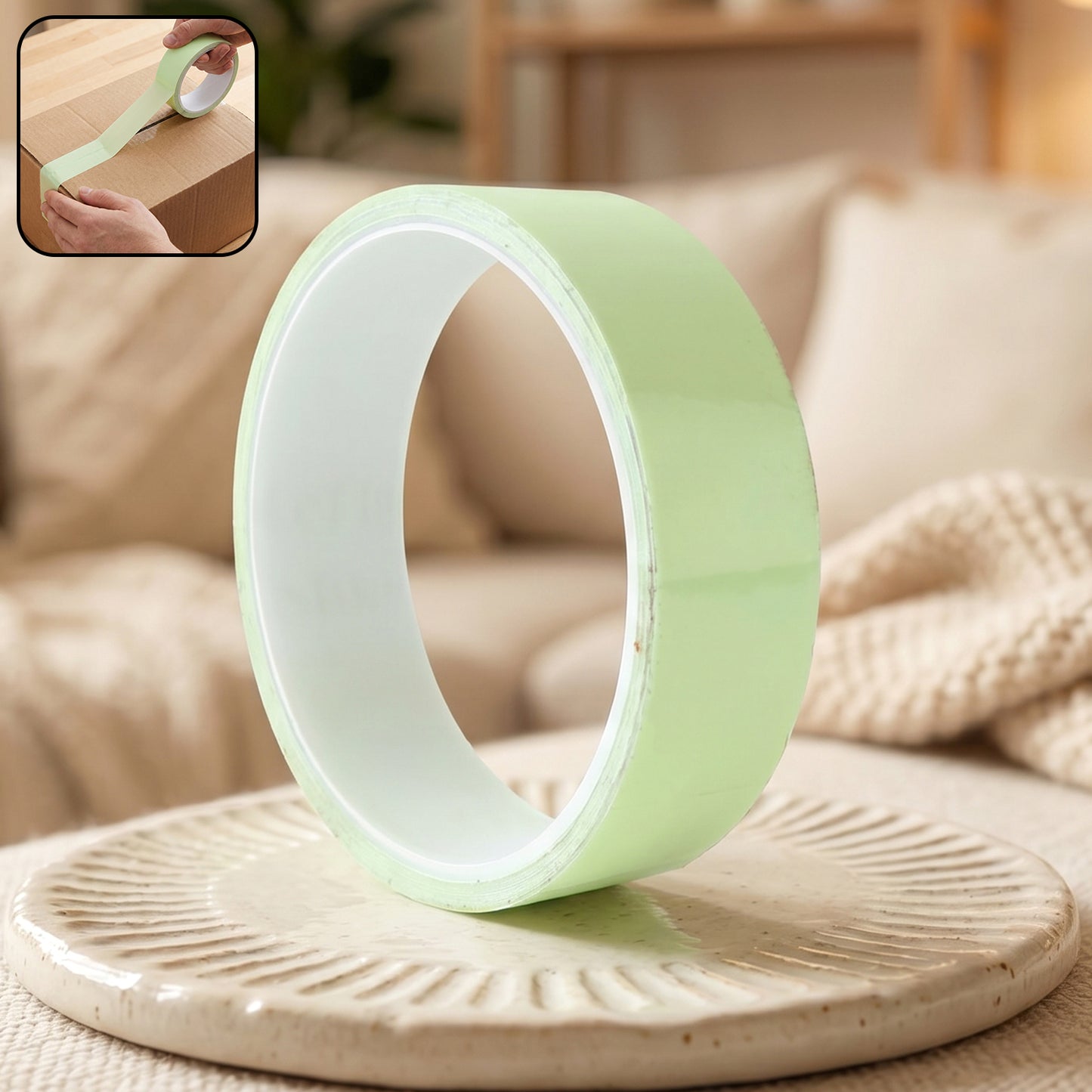 Strong Adhesive Glue Tape Roll product main image on white background