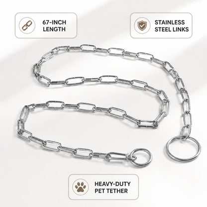 17057_ss_pet_chain_heavy_duty_dog_tie_leash_chain image 3