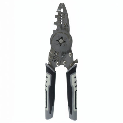 Wire crimping plier on white background