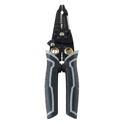 Wire crimping plier on white background