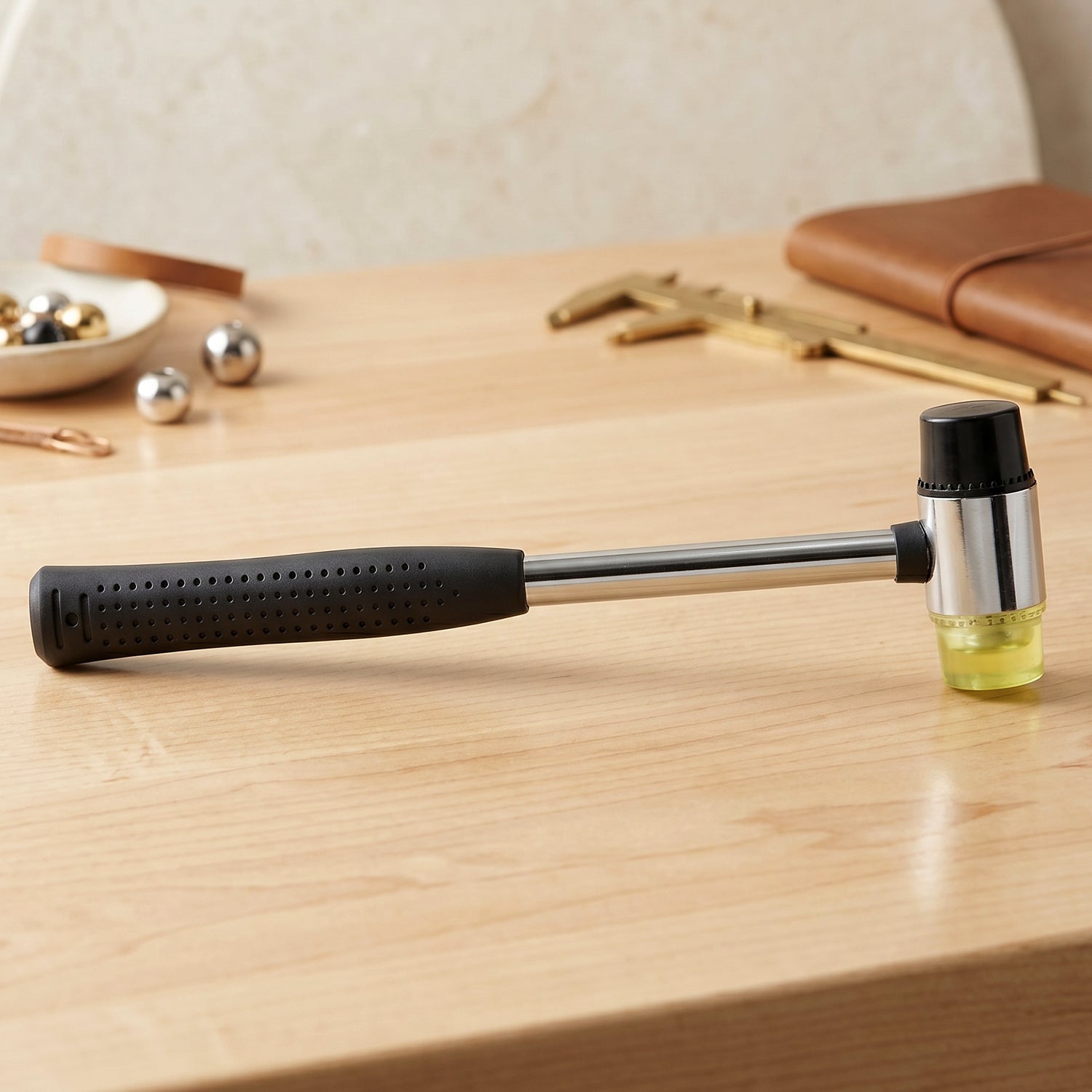 Rubber mallet product side view