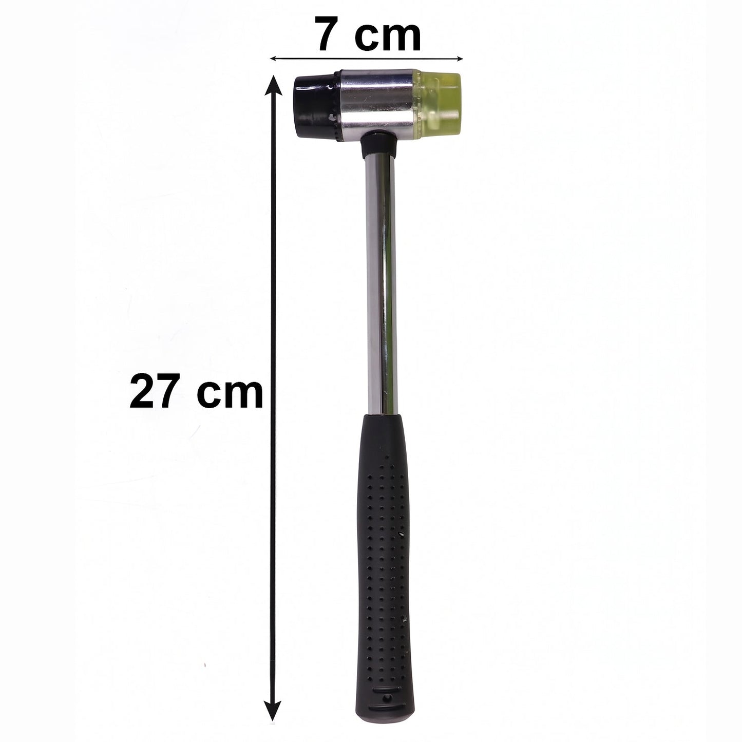 Rubber mallet handle size close-up