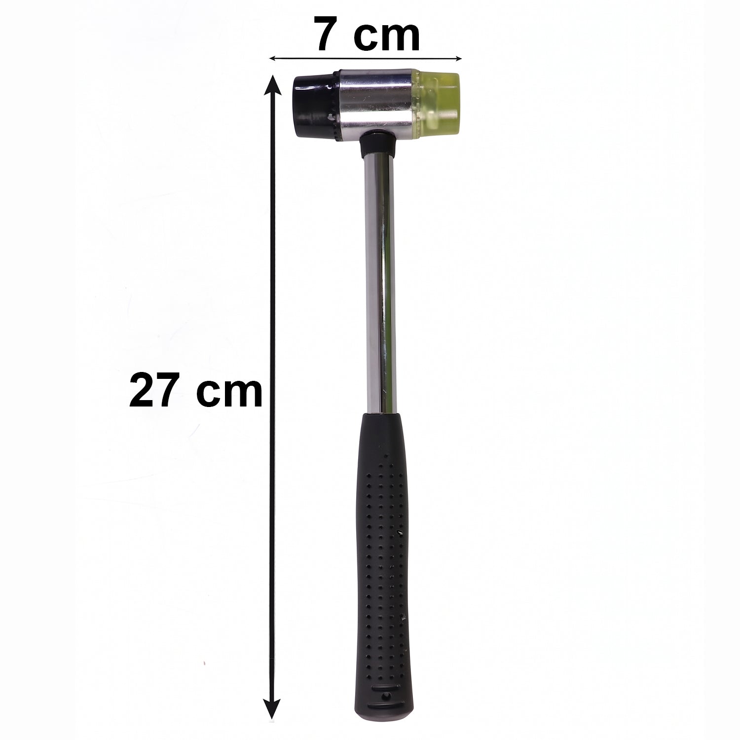 Rubber mallet handle size close-up