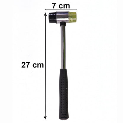 Rubber mallet handle size close-up