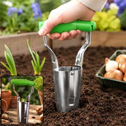 Garden Bulb Planter – Neat Planting with Depth Marks and Steel Build