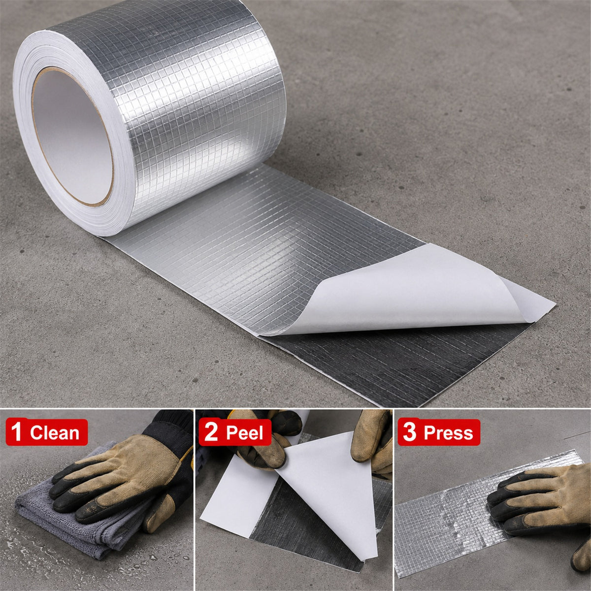 17079_aluminum_foil_butyl_waterproof_tape image 6