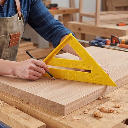 Triangle angle ruler for marking wood