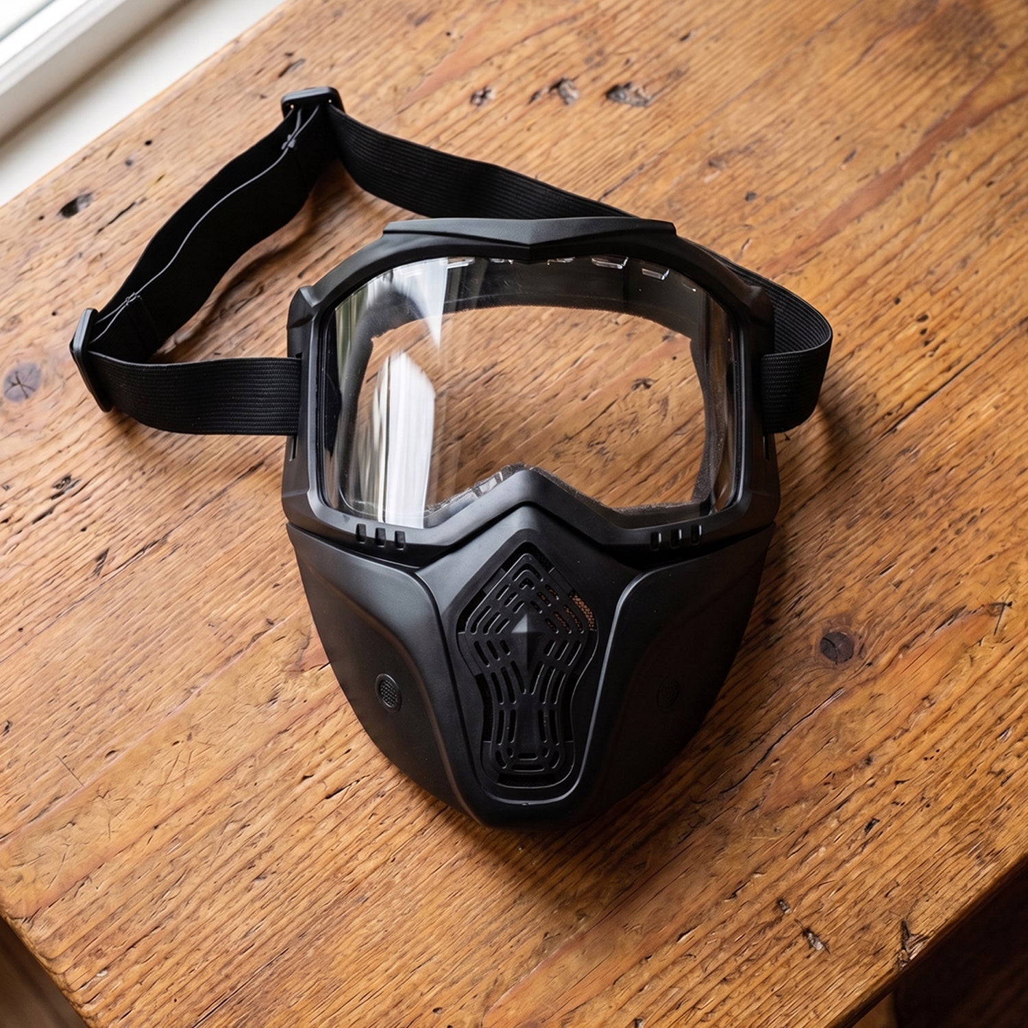 Protective Bike Goggle Face Mask Detachable Riding Glasses Dust Proof (1 Pc)