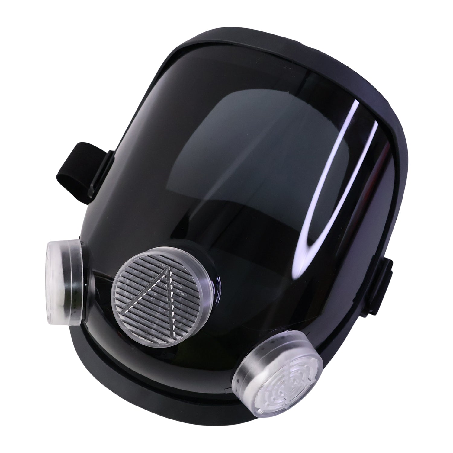 Full Face Protective Safety Shield Mask Dustproof Respirator Dual Filter (1 Pc)