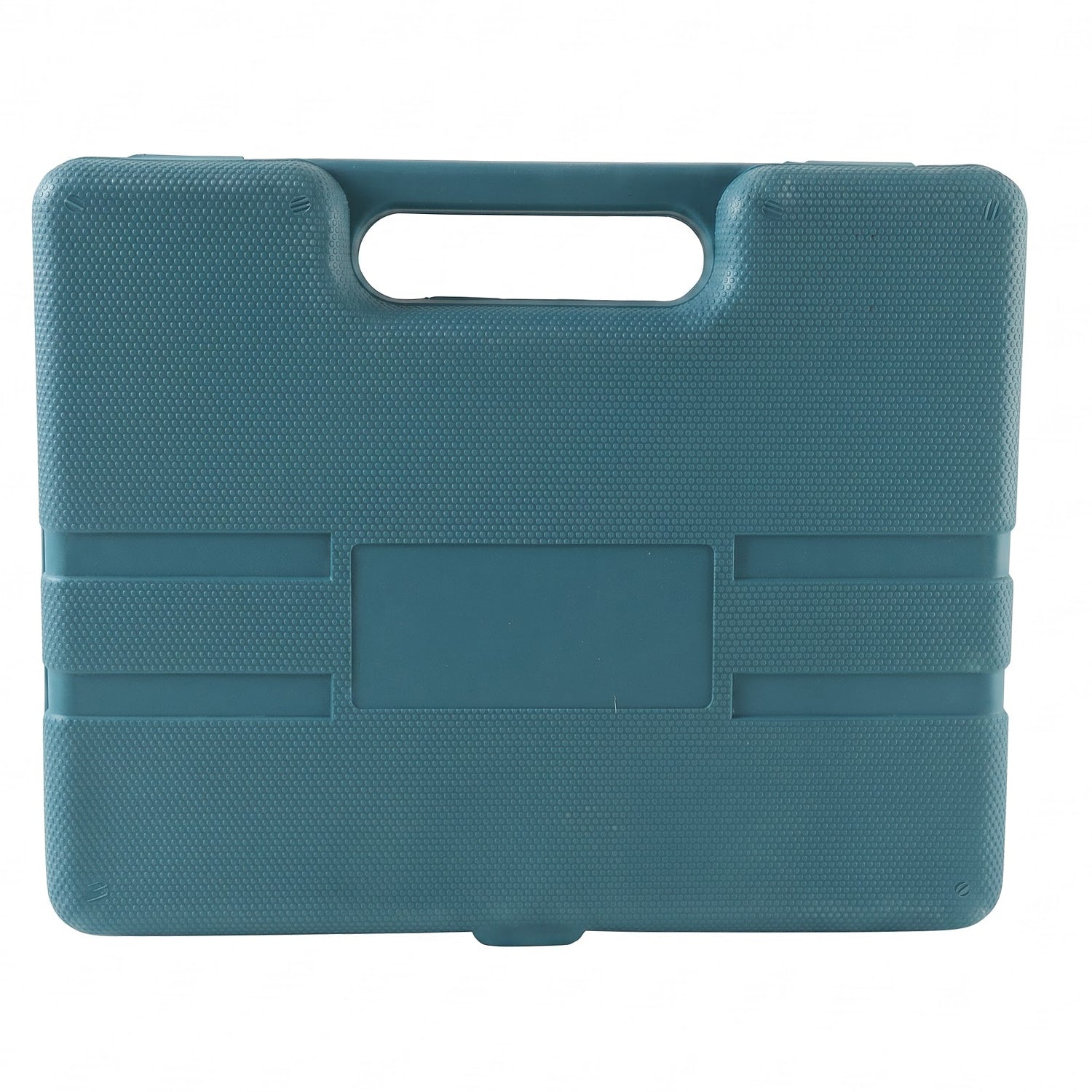 Hand tool kit carrying case on white background