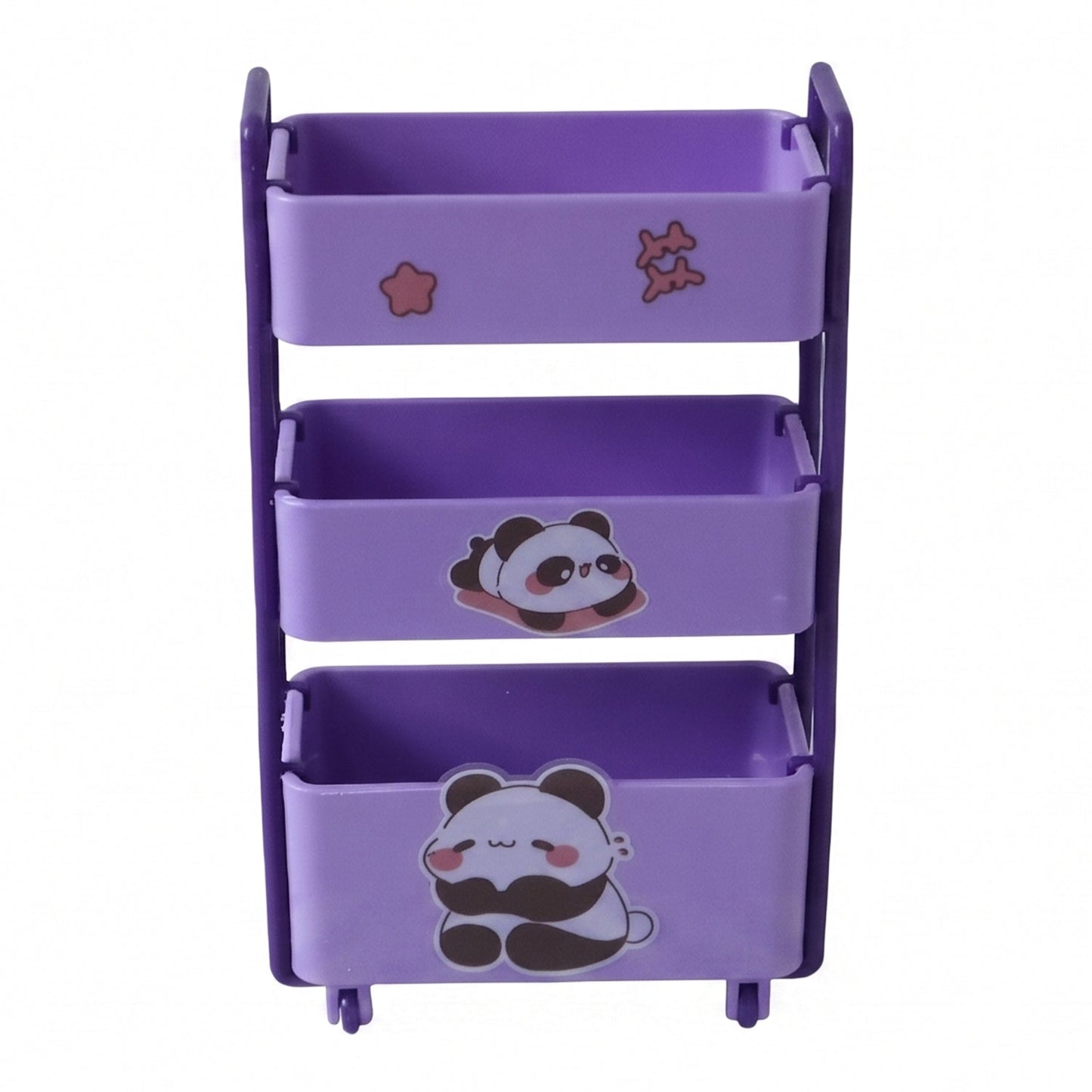 17125 mini 3 layer storage trolley white background