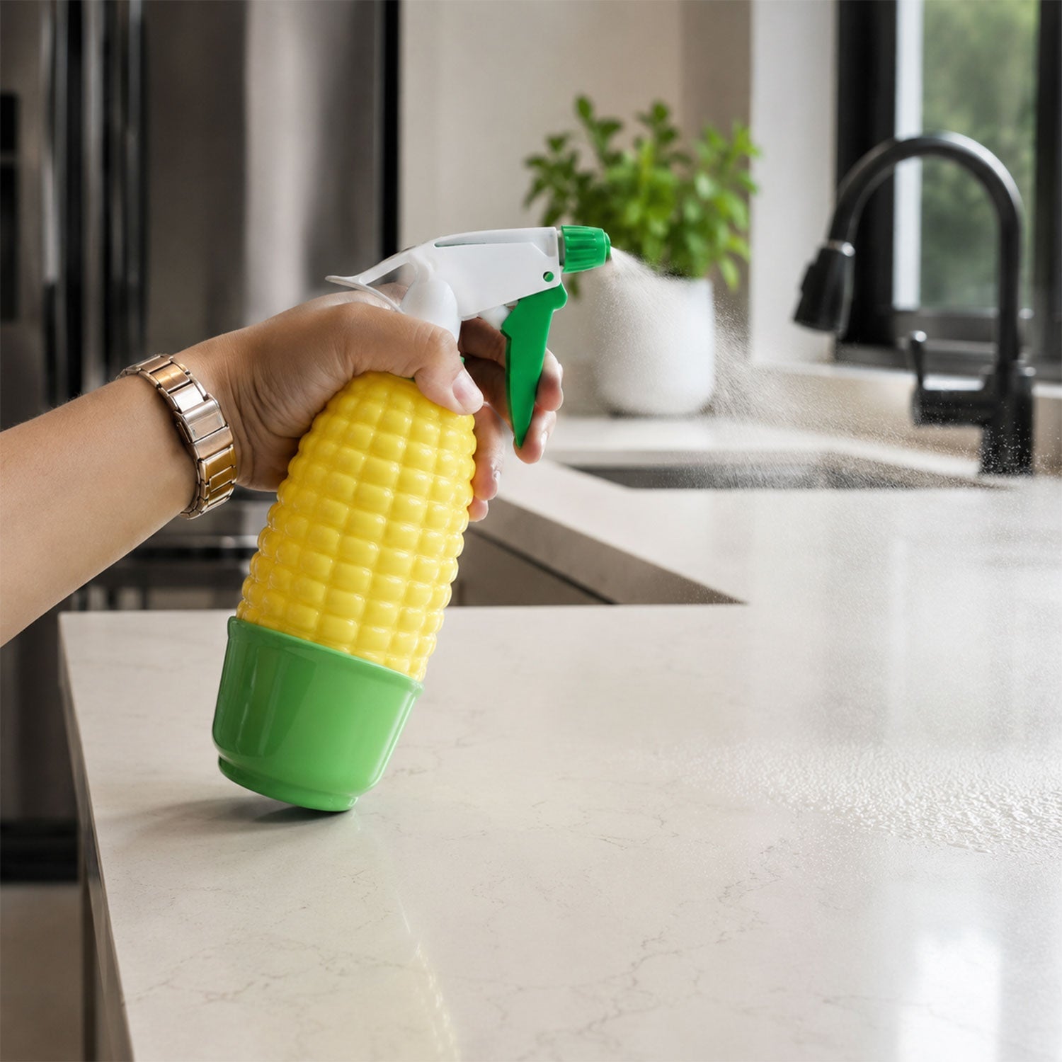 17128 corn shape spray bottle live