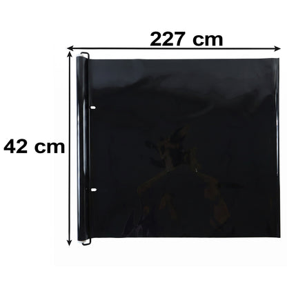 Retractable shade components