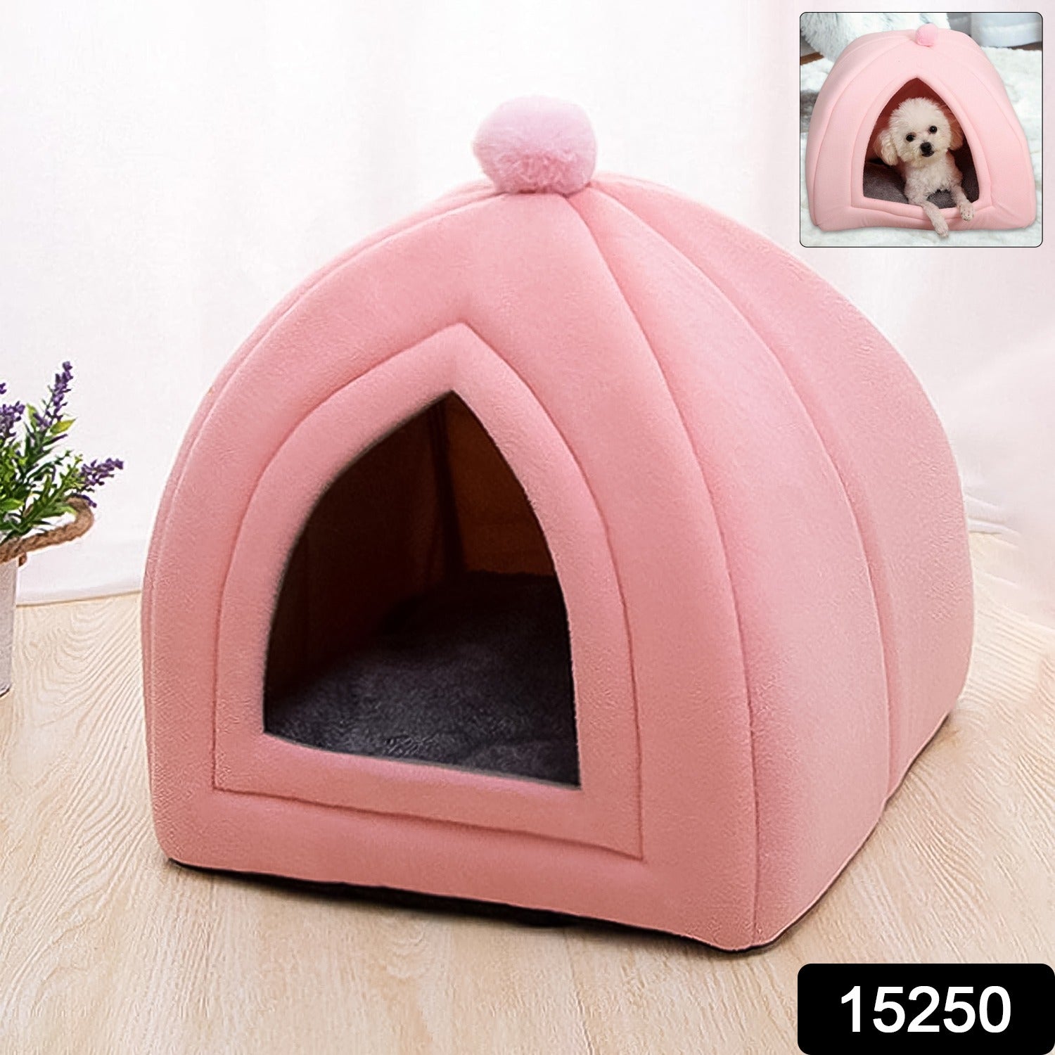 Igloo-Style Pet Bed