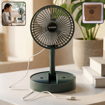 USB fan quiet airflow features