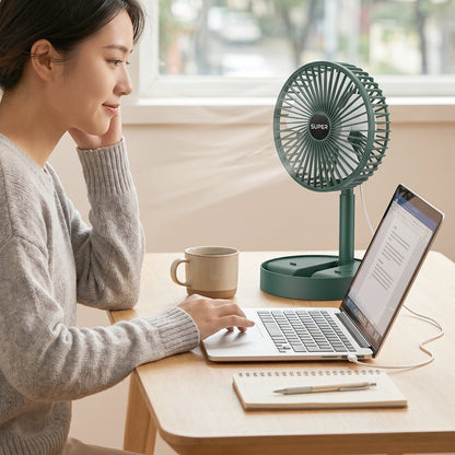 USB desk fan study table use