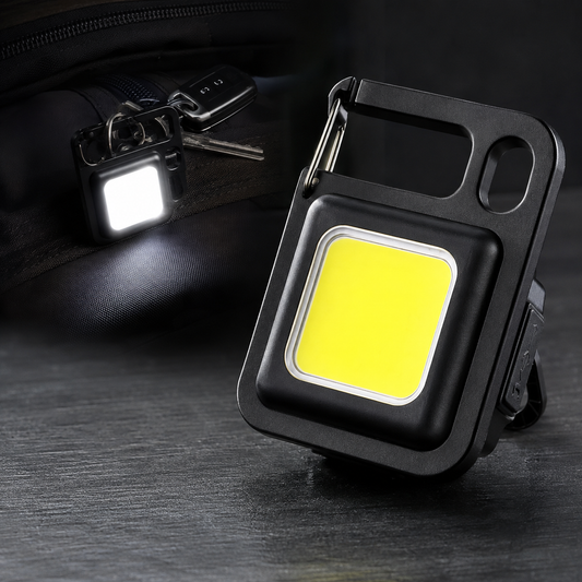 Keychain Flashlight – LED, Folding Bracket & Bottle Opener | DeoDap