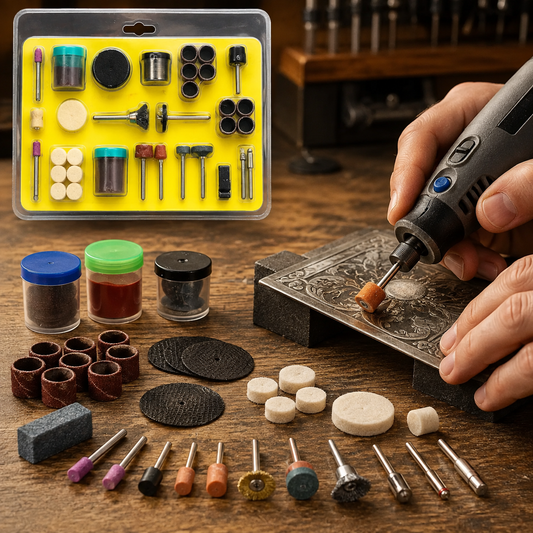 Rotary Tool Accessories Kit – 105-Piece Versatile Set | BoltForce