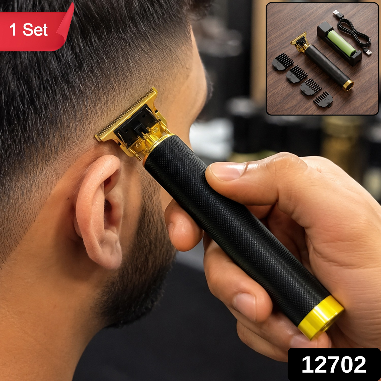 Professional Cordless Rechargeable Hair Trimmer for Men