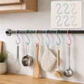 S Hooks Metal – Heavy Duty Hanging Hooks (6 Pcs) | VoltDesk