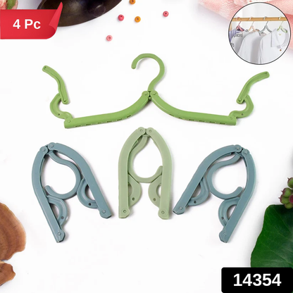 Travel Hangers – Compact Foldable 4-Pack for Easy Storage