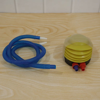 Manual Foot Press Air Pump with Flexible Hose and Tapered Nozzle (1 Pc)