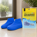 Medium Waterproof Latex Shoe Covers for Travel and Monsoon (1 Pair)