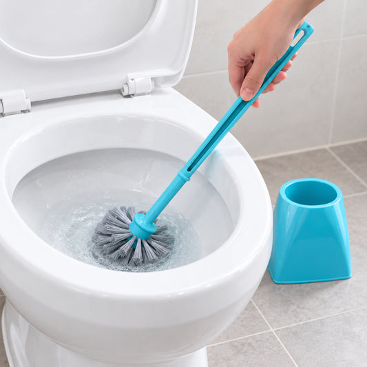 Toilet Brush with Holder for Bathroom Cleaning