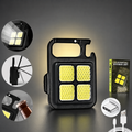 Mini LED Keychain Light 3 Modes Bottle Opener