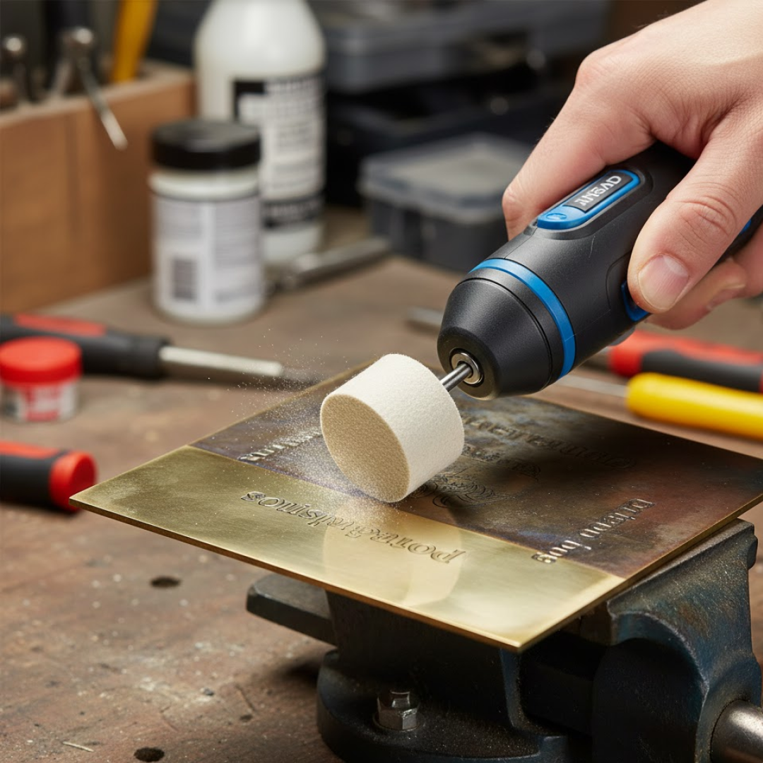 Rotary Tool Accessory Wool Felt Polishing Pad Felt (5 Pcs Set)