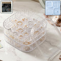 Jewellery Storage Box – 3 Layer Clear Organizer for Small Accessories