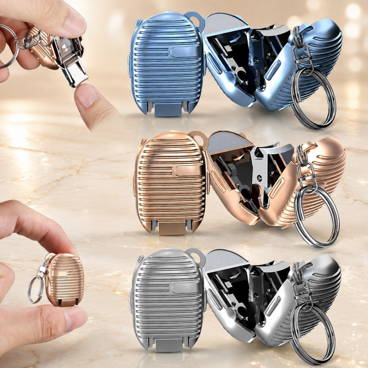 Keychain Nail Clipper – Portable with Built-in File | AuriGlam