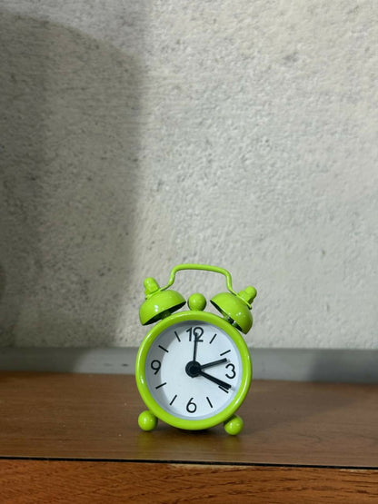 Classic Analog Twin Bell Alarm Clock for Desk, Bedside & Study Table ( 1 PC ANY COLOR)