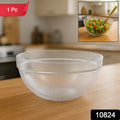 Idli Mixing Bowl – Transparent Textured Plastic, Spill-Resistant