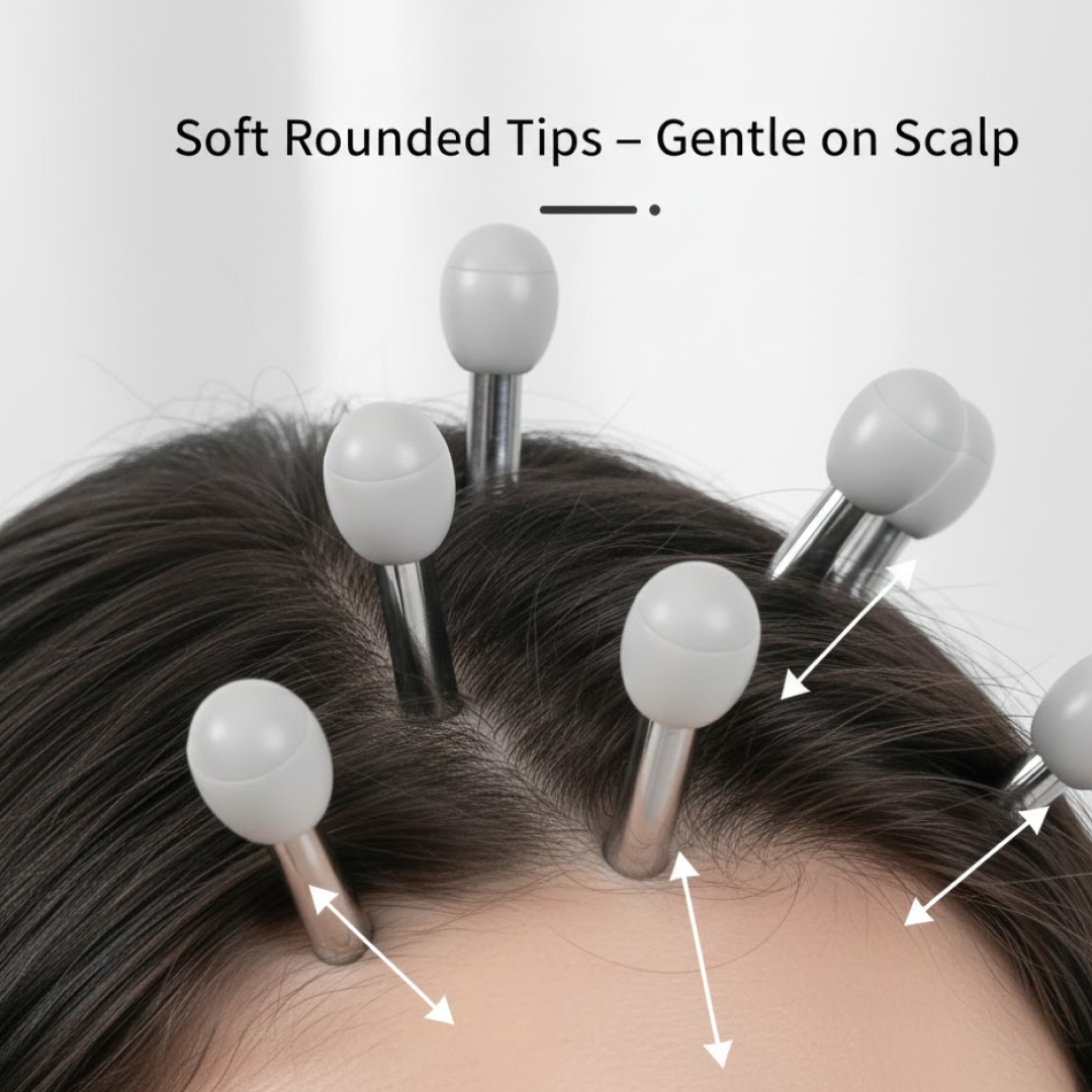 Scalp Relax Octopus Massager – Long Ergonomic Head Massager for Adults