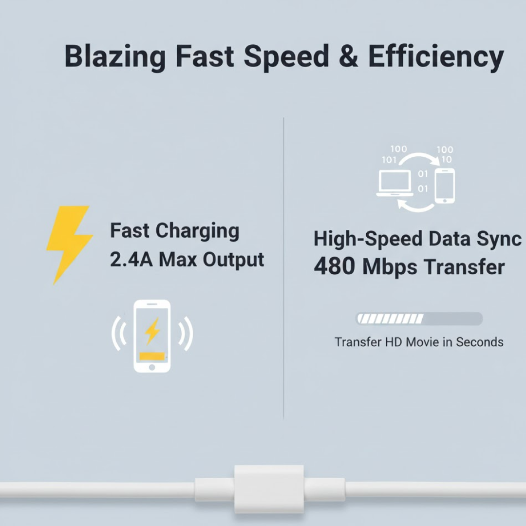 JK 2A Fast Charging for android, Micro Cable (1000 mm)