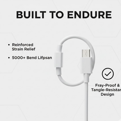 JK 2A Fast Charging for android, Micro Cable (1000 mm)